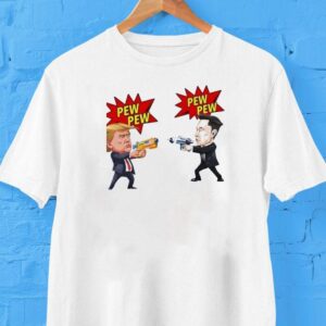 Pew Pew Trump Vs Elon Musk Shirt Pew Pew Trump Vs Elon Musk Shirt