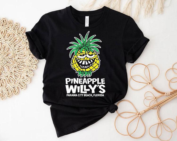 Pineapple Willy’s Panama City Beach Florida Sage Face Shirt Pineapple Willy’s Panama City Beach Florida Sage Face Shirt