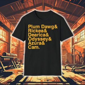 Plum Dawd And Rickea And Dearica And Odyssey And Azura And Cam Shirt