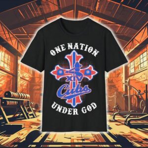 Pope Leo Xiv Chicago Cubs One Nation Under God Shirt