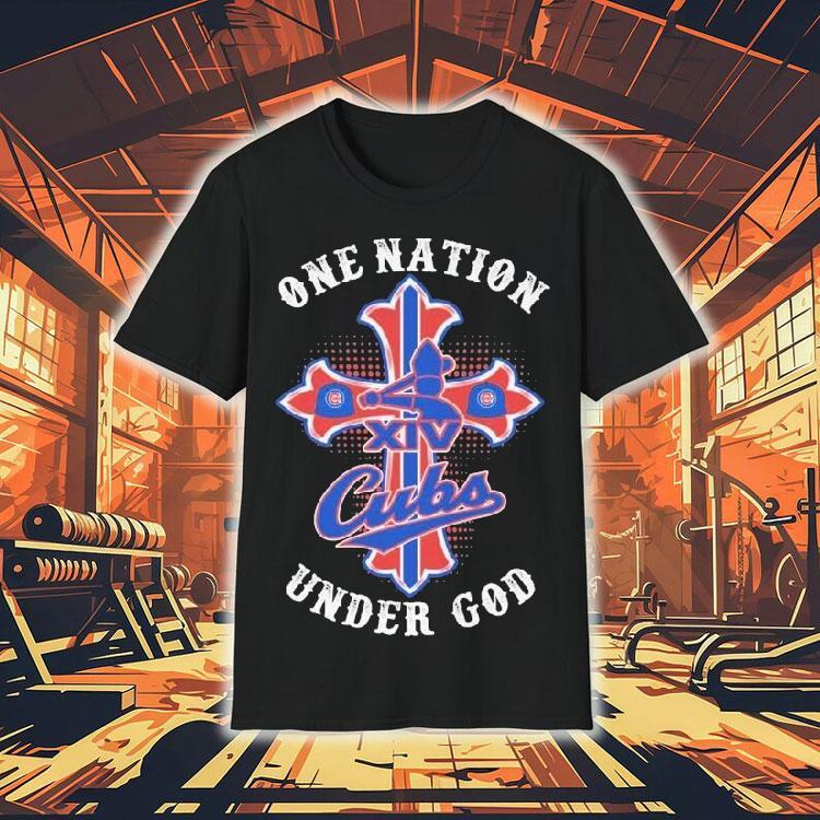 Pope Leo Xiv Chicago Cubs One Nation Under God Shirt Pope Leo Xiv Chicago Cubs One Nation Under God Shirt