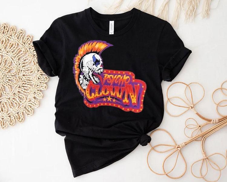 Psycho Clown Aaa Mohawk Skull Shirt Psycho Clown Aaa Mohawk Skull Shirt