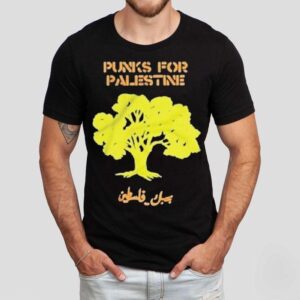 Punks For Palestine Tree Shirt