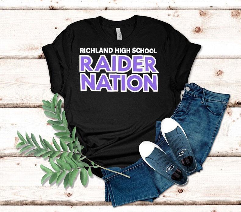Richland High School Raider Nation Shirt Richland High School Raider Nation Shirt