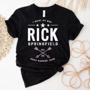 Rick Springfield I Want My 80s Since 1980 Summer Tour 2023 Shirt