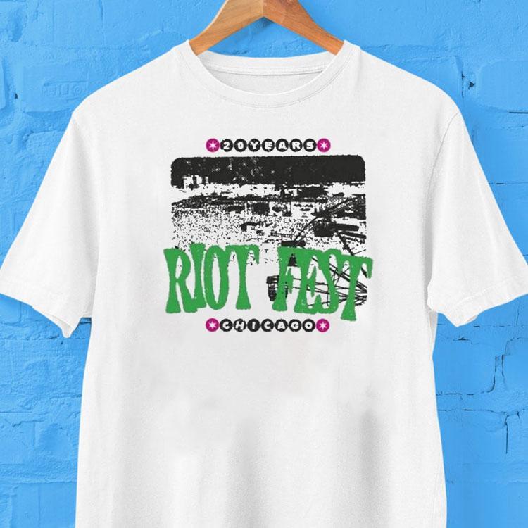 Riot Fest 20 Years Ferris Wheel 2025 Chicago Shirt Riot Fest 20 Years Ferris Wheel 2025 Chicago Shirt