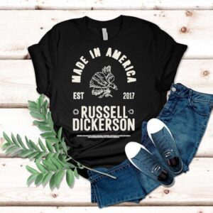 Russell Dickerson Made In America Est Bird Tshirt