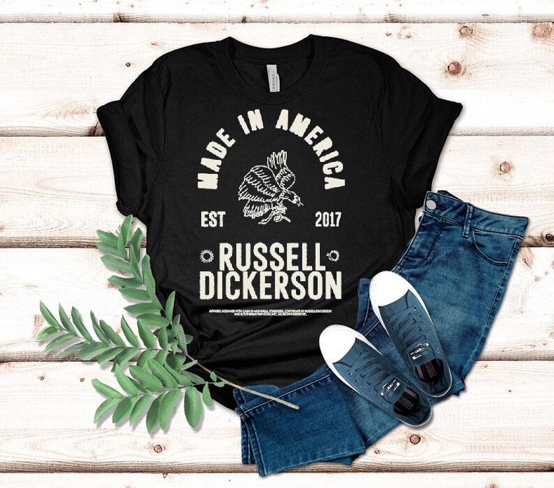 Russell Dickerson Made In America Est 2017 Bird Shirt Russell Dickerson Made In America Est 2017 Bird Shirt