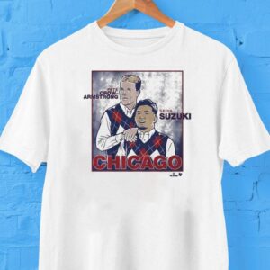 Seiya Suzuki And Pete Crow-armstrong Family Portrait Step Brothers Chicago Cubs Shirt