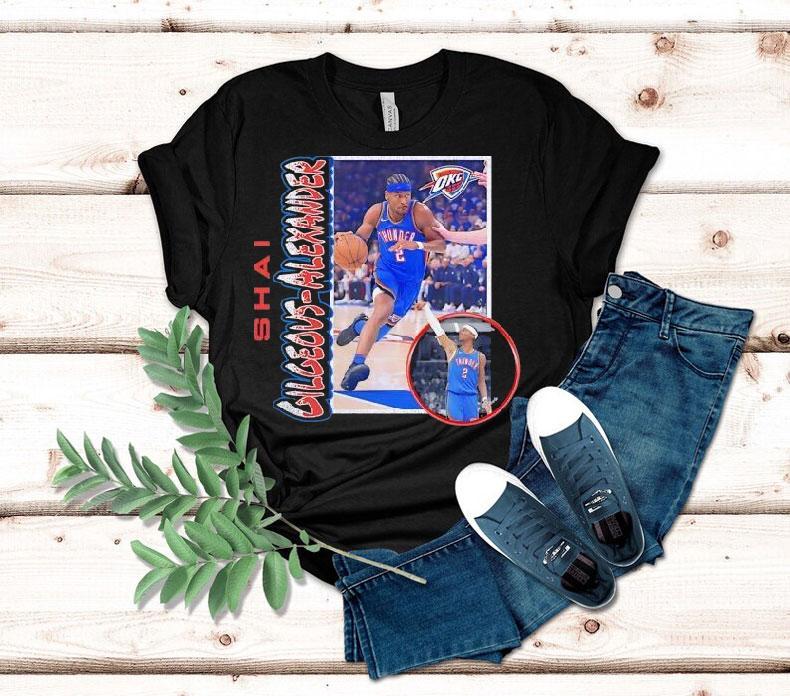 Shai Gilgeous-alexander Oklahoma City Thunder ’90s Player Shirt Shai Gilgeous-alexander Oklahoma City Thunder ’90s Player Shirt