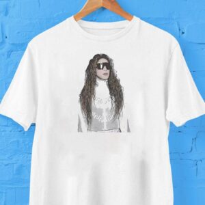 Shakira Wearing Sunglasses Portrait Shirt