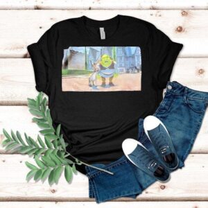 Shrek And Donkey Photo Shirt