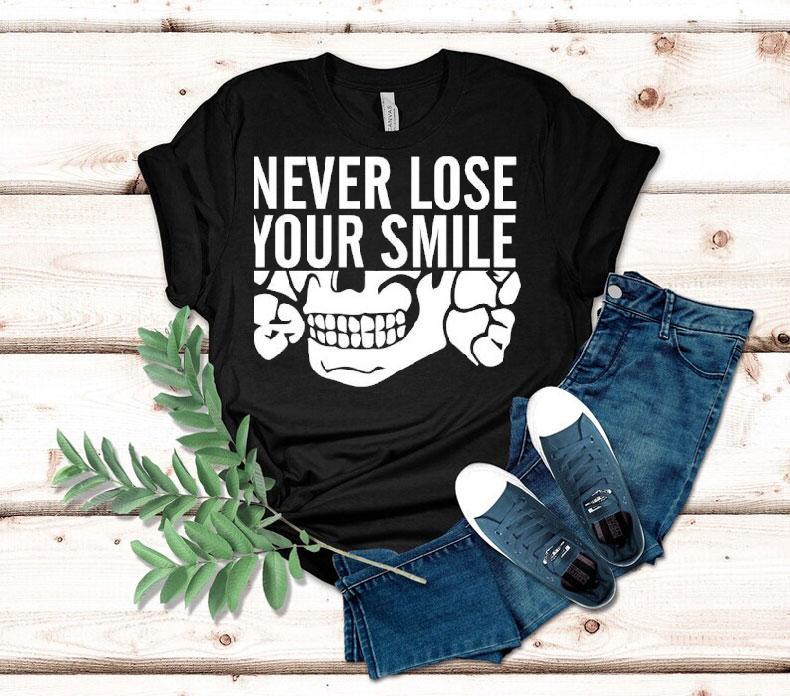 Skeleton Never Lose Your Smile Shirt Skeleton Never Lose Your Smile Shirt