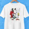 Snoopy And Woodstock Bouncing On A Pogo Ball And A Pogo Stick Shirt