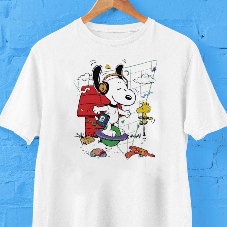 Snoopy And Woodstock Bouncing On A Pogo Ball And A Pogo Stick Shirt Snoopy And Woodstock Bouncing On A Pogo Ball And A Pogo Stick Shirt