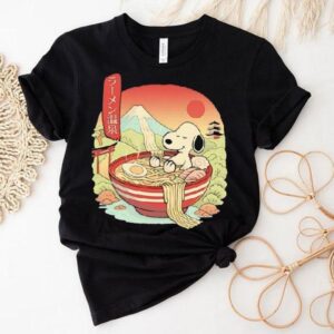 Snoopy In A Warm Bowl Of Ramen Shirt