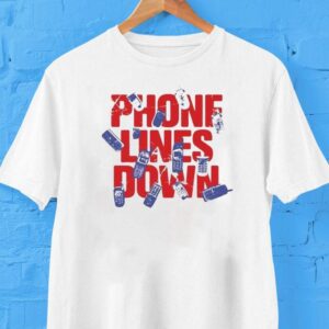 Spiritual Cramp Phone Lines Down Shirt