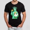 Statue Of Liberty Taco Trump Always Chickens Out Funny 2025 Shirt