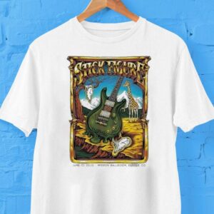Stick Figure In Denver Co On June 10 2025 At Mission Ball Room Guitar Shirt
