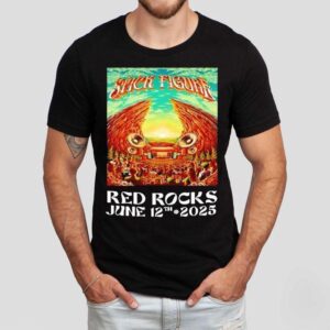 Stick Figure June 12 2025 Red Rocks Shirt