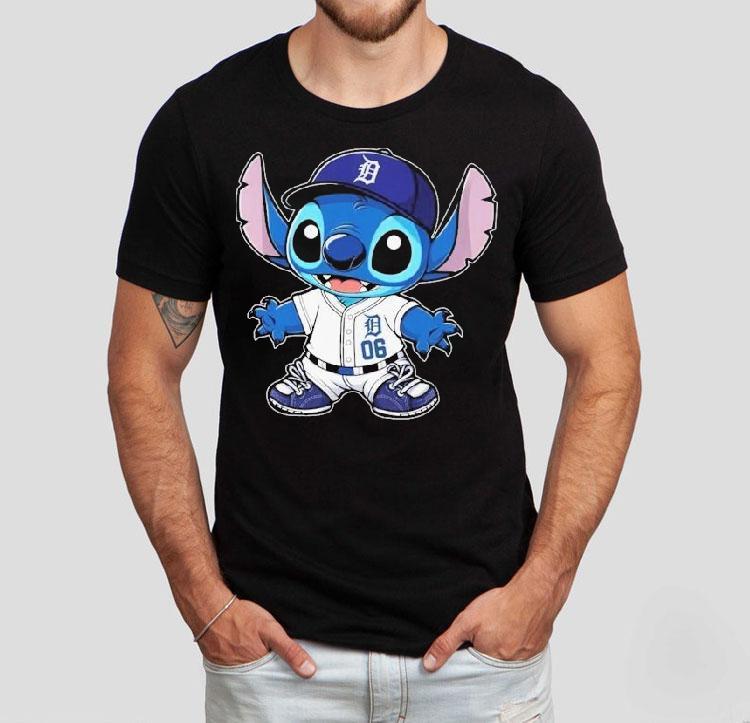 Stitch X Detroit Tigers Shirt Stitch X Detroit Tigers Shirt