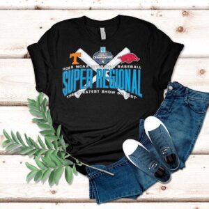 Tennessee Vs Arkansas Ncaa Division I Baseball Super Regional 2025 The Greatest Show On Dirt Shirt Tennessee Vs Arkansas Ncaa Division I Baseball Super Regional 2025 The Greatest Show On Dirt Shirt