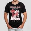 Texas Am Aggies In My Veins Jesus In My Heart Mascot Shirt