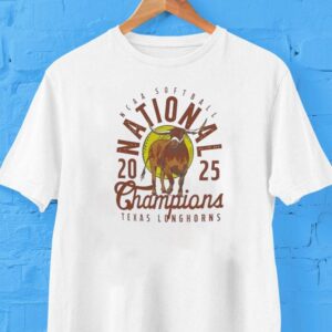 Texas Longhorns 2025 Ncaa Softball Women’s College World Series Champions Mascot Shirt