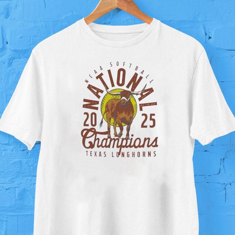 Texas Longhorns 2025 Ncaa Softball Women’s College World Series Champions Mascot Shirt Texas Longhorns 2025 Ncaa Softball Women’s College World Series Champions Mascot Shirt