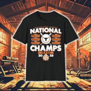 Texas Longhorns Blue 84 Unisex Ncaa Softball Women’s College World Series Champions Schedule 2025 Shirt