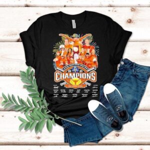 Texas Longhorns National Women’s College World Series Champions 2025 Signatures Shirt