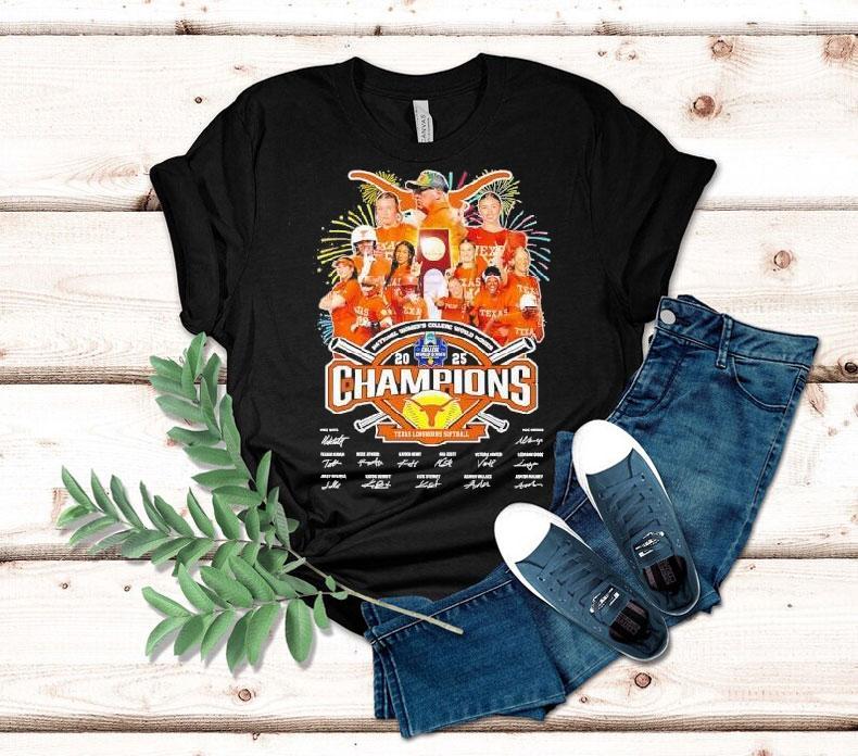Texas Longhorns National Women’s College World Series Champions 2025 Signatures Shirt Texas Longhorns National Women’s College World Series Champions 2025 Signatures Shirt