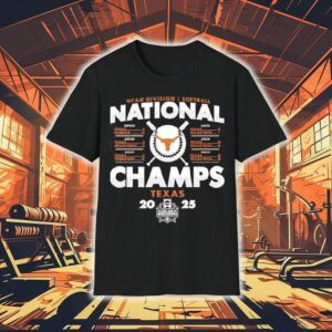 Texas Longhorns Ncaa Division I Softball National Champs 2025 Shirt