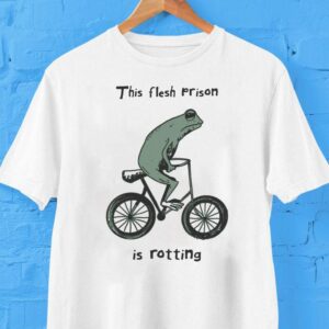 The Flesh Prison Is Rotting Frog Biker Shirt