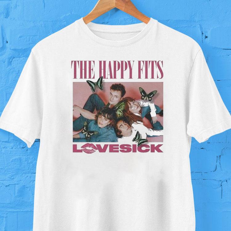 The Happy Fits Lovesick Logo Photo Shirt The Happy Fits Lovesick Logo Photo Shirt