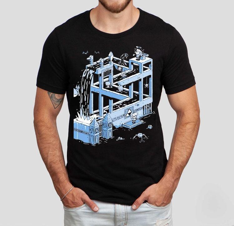 The Legend Of Zelda Style Of Escher’s Waterfall Shirt The Legend Of Zelda Style Of Escher’s Waterfall Shirt