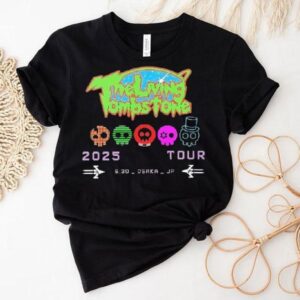 The Living Tombstone World Tour June 30 2025 At Osaka Japan Logo Shirt