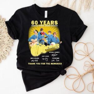The Monkees Years Thank You For The Memories Signatures Tshirt