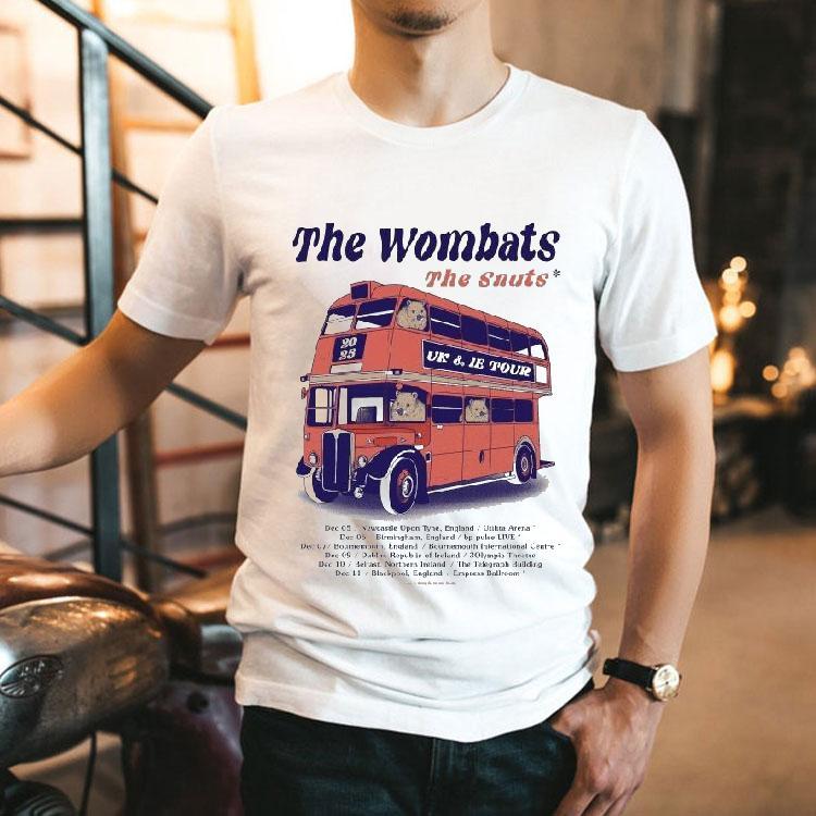 The Wombats The Snuts Uk And Ireland Tour Dates 2025 Shirt The Wombats The Snuts Uk And Ireland Tour Dates 2025 Shirt