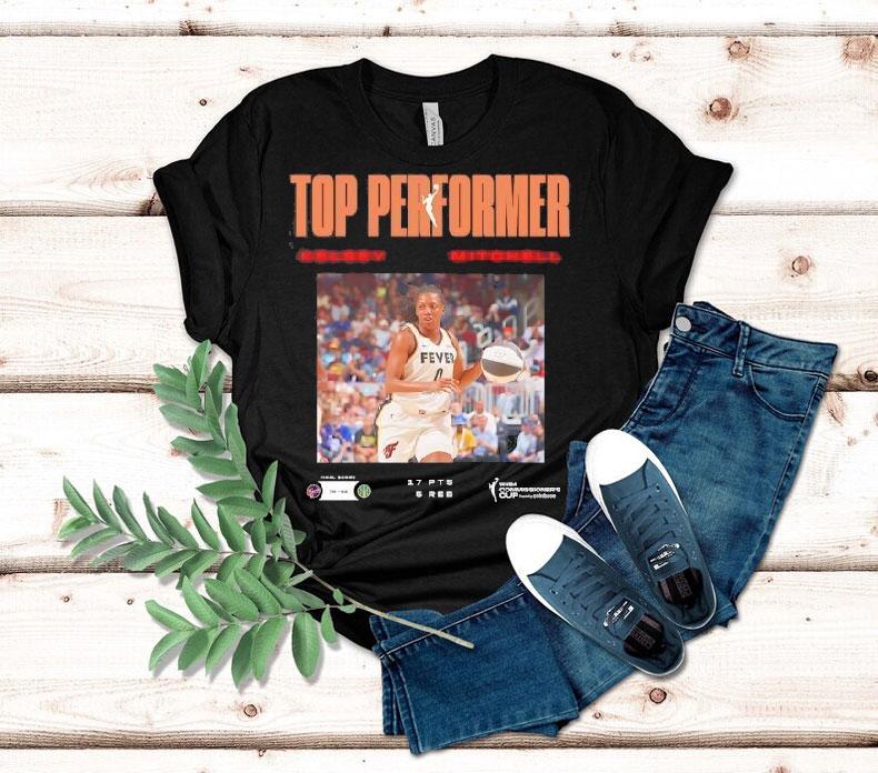 Top Performer Kelsey Mitchell Indiana Fever Basketball Shirt Top Performer Kelsey Mitchell Indiana Fever Basketball Shirt