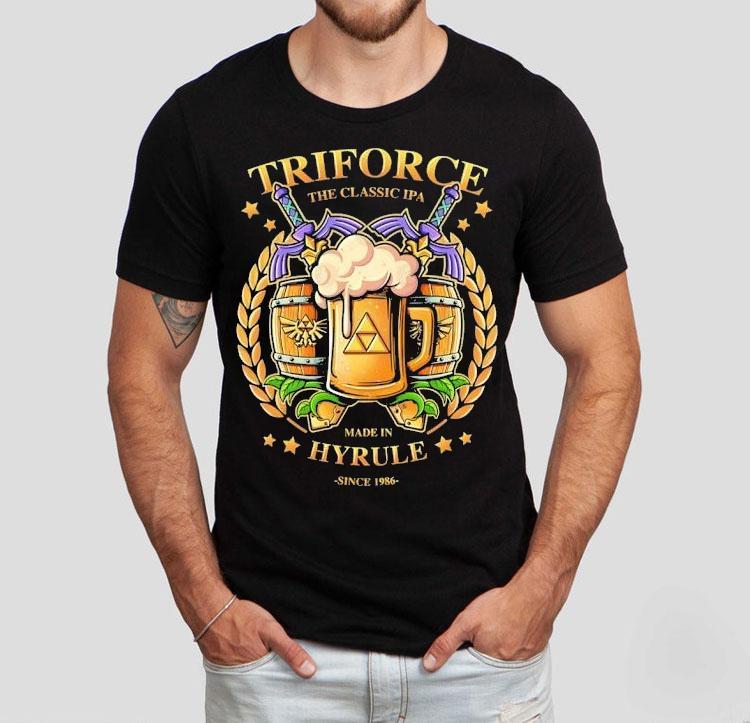 Triforce The Classic Ipa Made In Hyrule Since 1986 Shirt Triforce The Classic Ipa Made In Hyrule Since 1986 Shirt