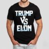 Trump Vs Elon Musk Typography Shirt
