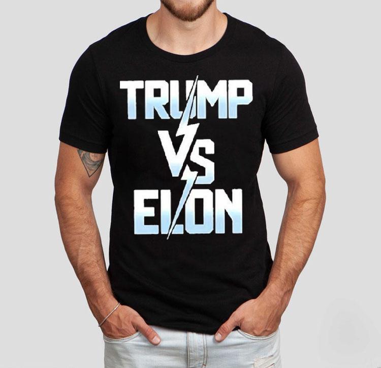 Trump Vs Elon Musk Typography Shirt Trump Vs Elon Musk Typography Shirt