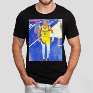 Tyrese Haliburton Indiana Pacers Game Frames Shirt Tyrese Haliburton Indiana Pacers Game Frames Shirt