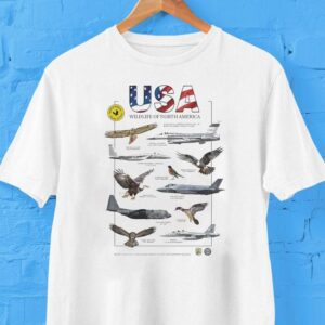 Usa Wildlife Of North America Birds Of Prey Shirt