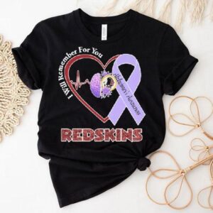 Washington Commanders I Will Remember For You Alzheimer’s Awareness Heartbeat Brain Shirt Washington Commanders I Will Remember For You Alzheimer’s Awareness Heartbeat Brain Shirt