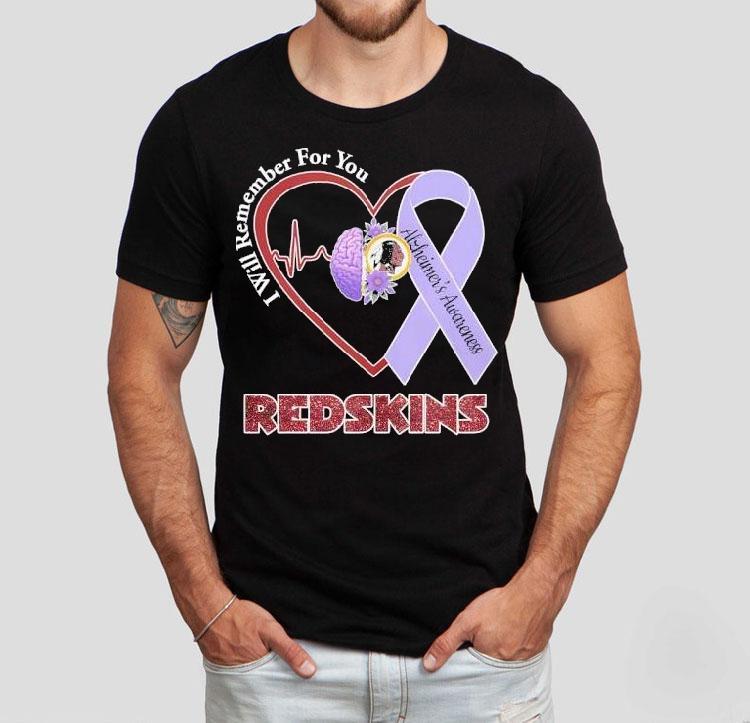 Washington Commanders I Will Remember For You Alzheimer’s Awareness Redskins Heartbeat Shirt Washington Commanders I Will Remember For You Alzheimer’s Awareness Redskins Heartbeat Shirt