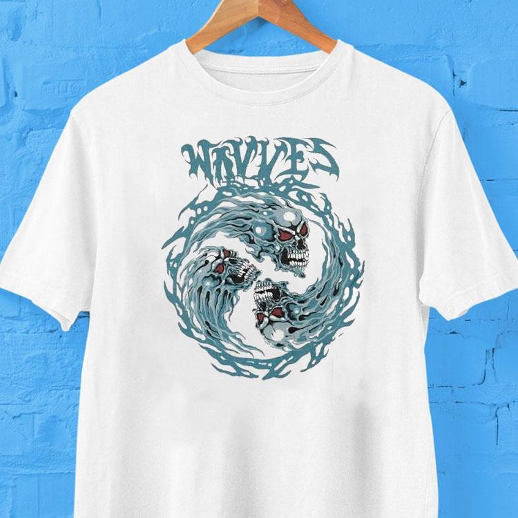 Wavves Flame Skull Shirt Wavves Flame Skull Shirt