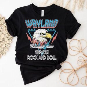 Wayland Summer 2025 Tour Midwest Rock And Roll Eagle Shirt Wayland Summer 2025 Tour Midwest Rock And Roll Eagle Shirt