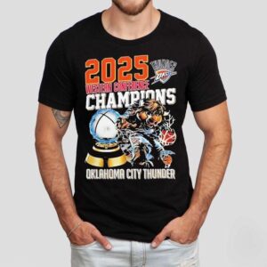 Western Conference Champions Oklahoma City Thunder Nba 2025 Shirt Western Conference Champions Oklahoma City Thunder Nba 2025 Shirt
